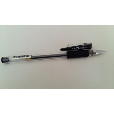 Ручка KAZMIR гелевая  черная KZ-201 0,5мм (12шт/уп)